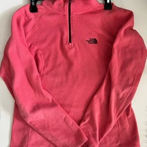 Pink North Face Fleece Pullover